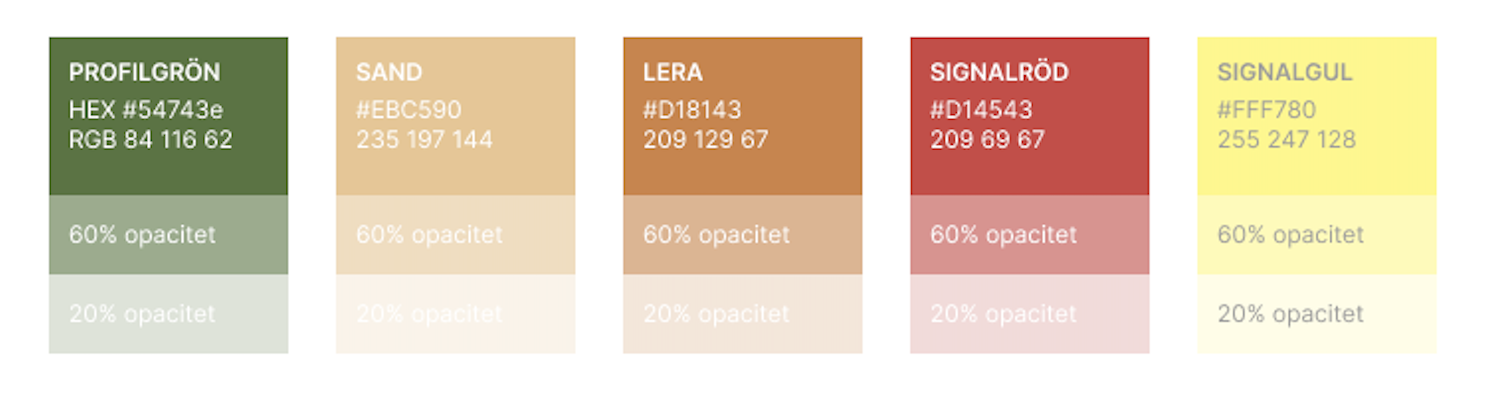 Auro — färgpalett